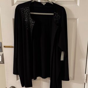 Avenue Black VIP Knits Cardigan